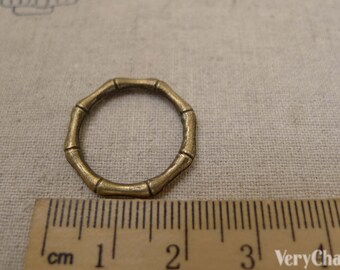 アンティークブロンズ竹サークルチャーム 22 mm A7503 20 個 - Etsy 日本