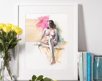 Your personal nude art painting from a photo