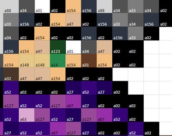 Plantilla de Sprite de perlas de viajero de Octopath