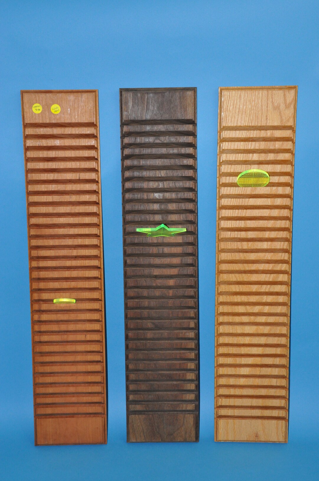 Dry Wall Ruler Overstock Sale-29 LONG-ARM Wall Mounted Hardwood Ruler Racks Oak/cherry ...