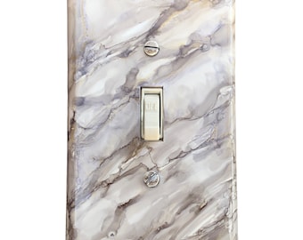 Single Light Switch Cover, Switchplate, Wall Plate, Toggle Switchplate, Apartment Decor, Home Decor,