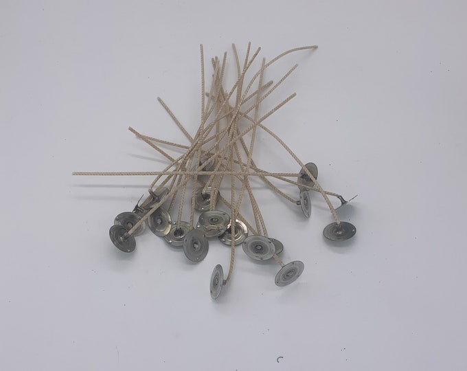 CD Candle Wicks Candle Making CD 6 Candle Wicks Braided Etsy