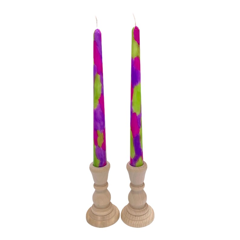 Decorative Candles Taper Candle Set Unscented Candles Etsy