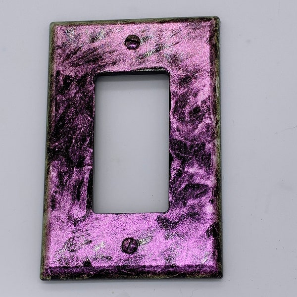 Rocker Switchplate, Colorful Light Switch Cover, Teen Bedroom Decor, Unique Switchplate
