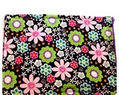 Makeup bag, travel bag, female gift, flower bag, fabric pouch,