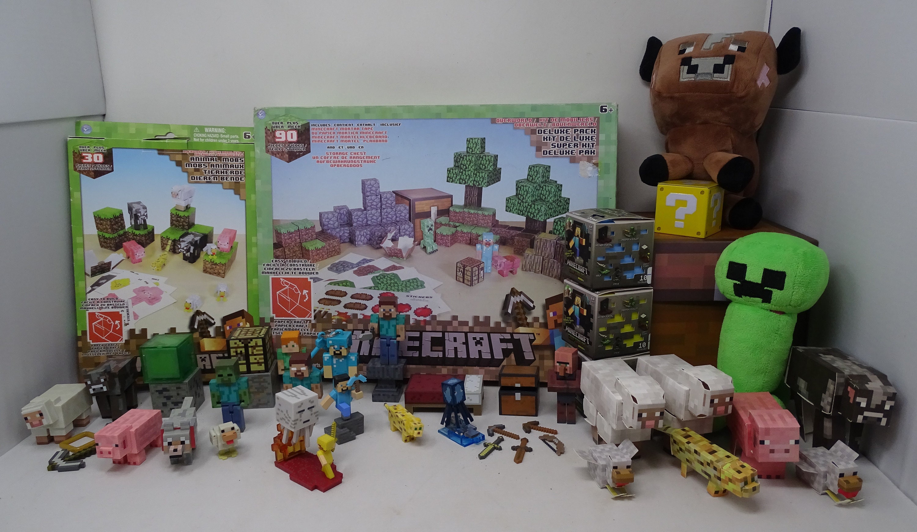 Minecraft Papercraft Animal Mobs Set (Over 30 Pieces) New – Toy