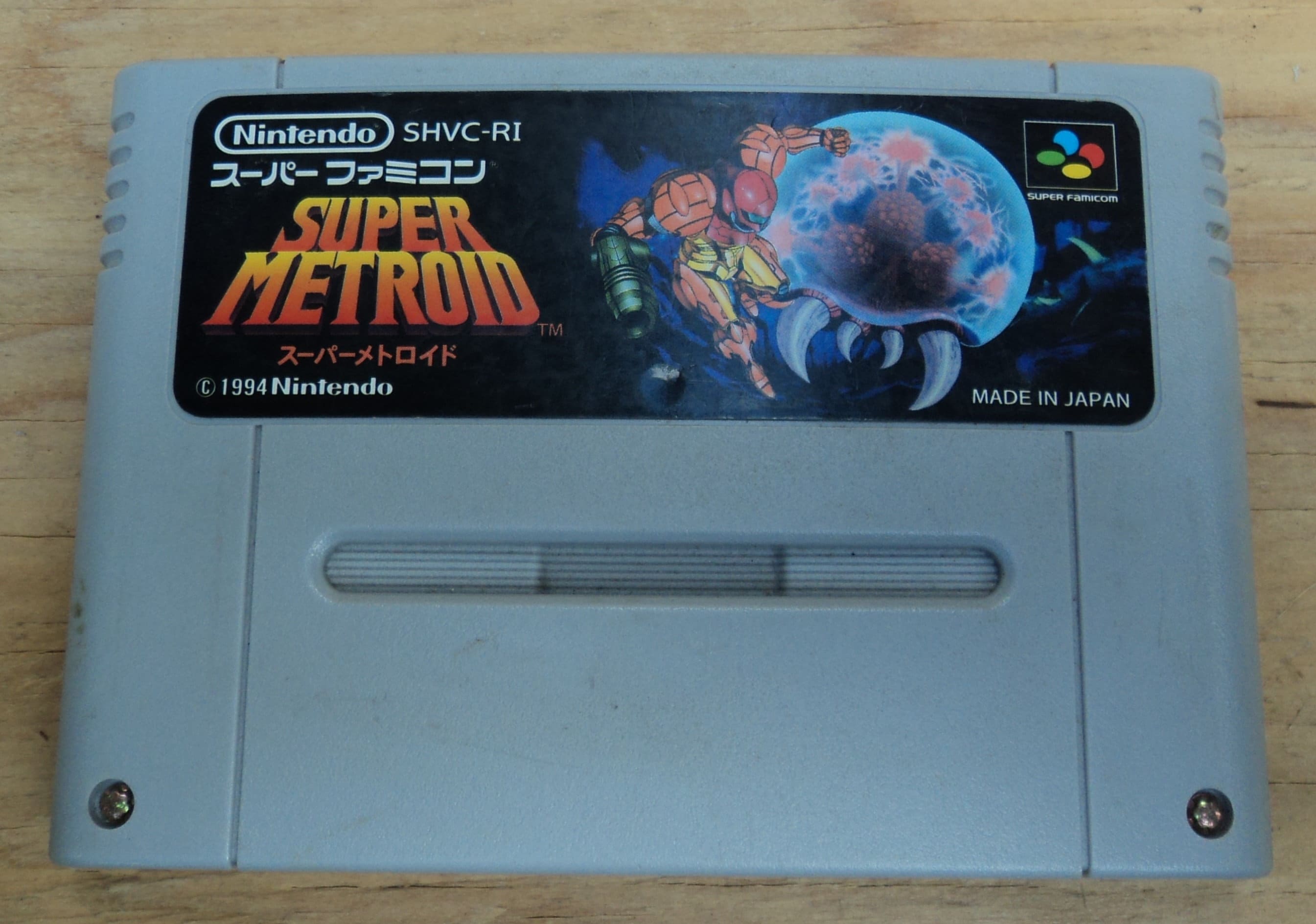 Super Metroid SNES Super Nintendo Vintage Console Game