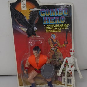 Vintage Combo Heroes Galaxy Fighter Warrior Beasts KO Clone Retro 80s Toys