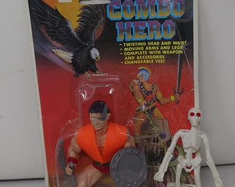 Vintage Combo Heroes Galaxy Fighter Warrior Beasts KO Clone Retro 80s Toys