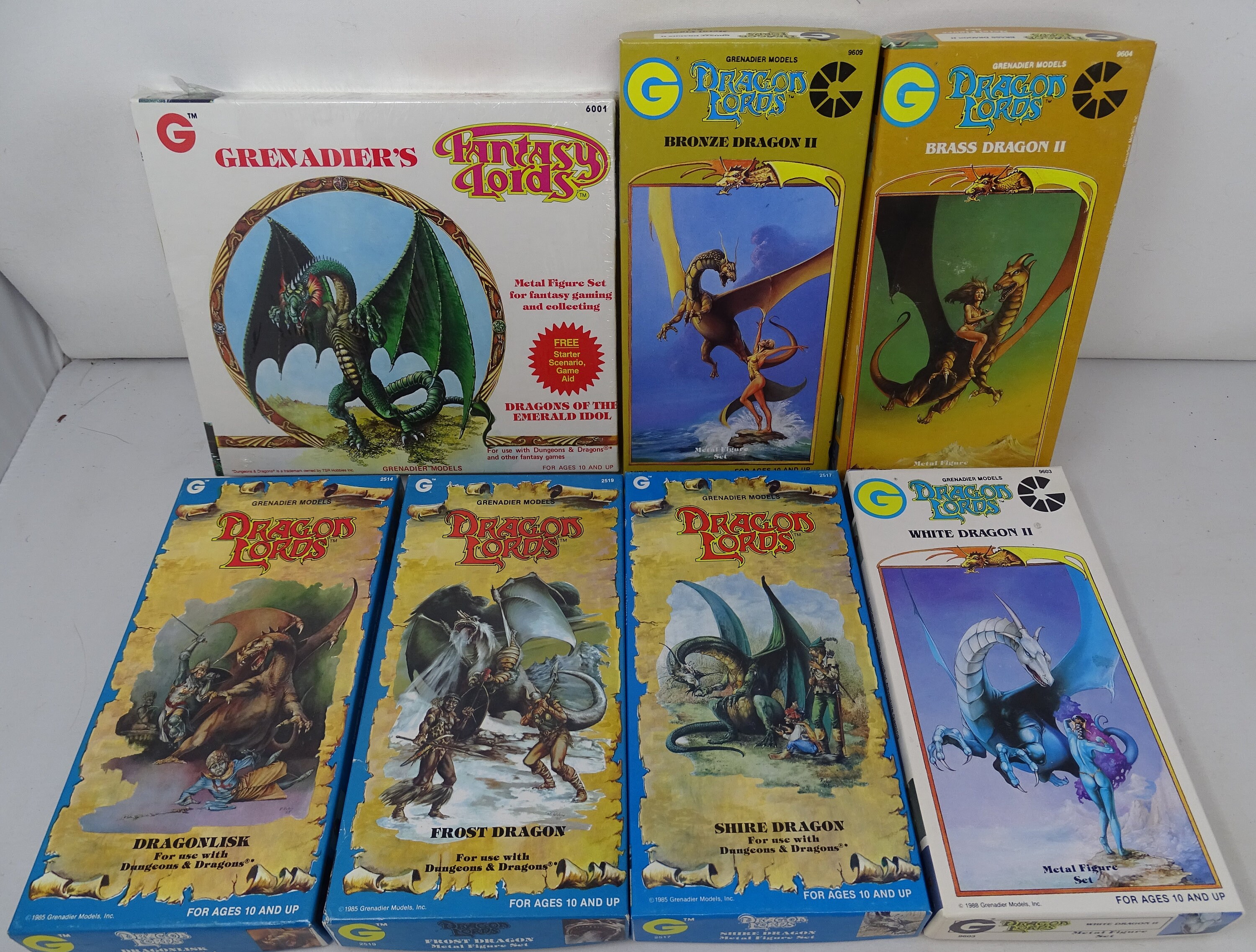 Vintage AD&D Dungeons and Dragons Grenadier Dragon Lords Vintage AD&D Dungeons and Dragons Grenadier Dragon Lords