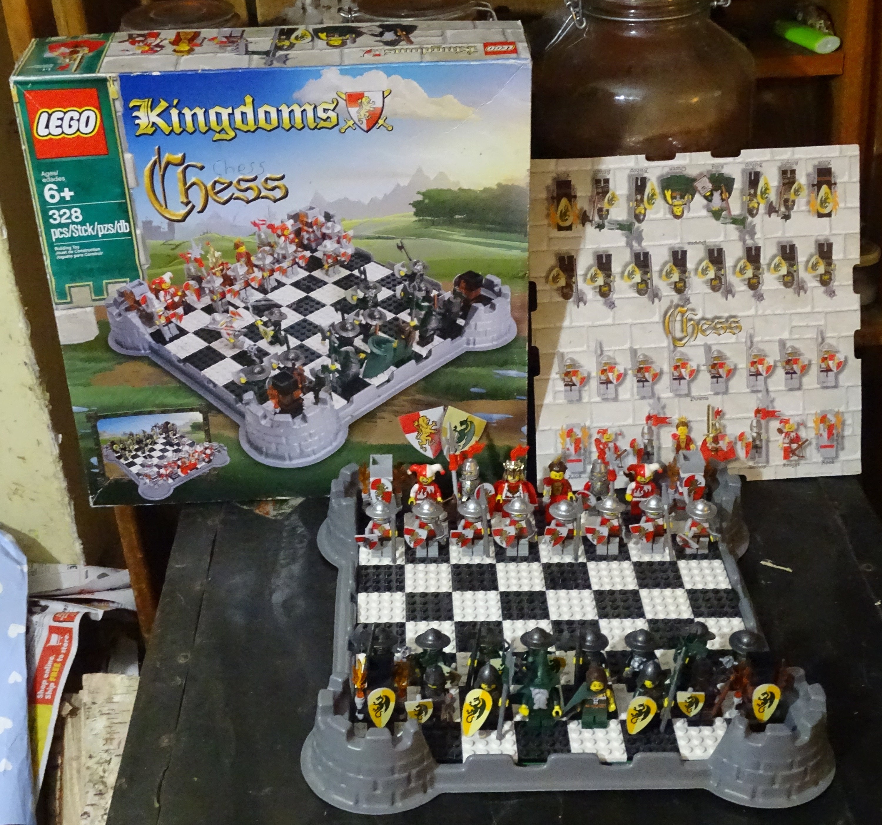 kiwi kerne Diskurs Lego 853373 Kingdoms Chess Set Board Game Used - Etsy