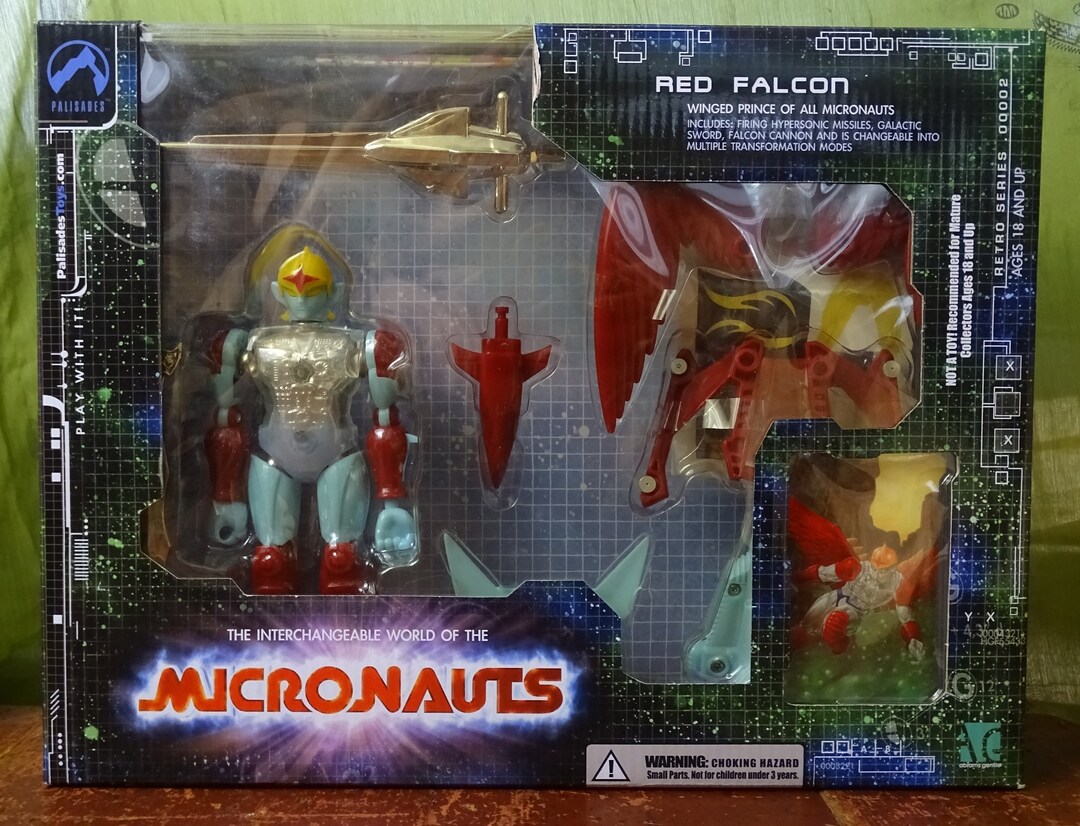 Micronauts Palisades Red Falcon Factory Sealed MIB - Etsy