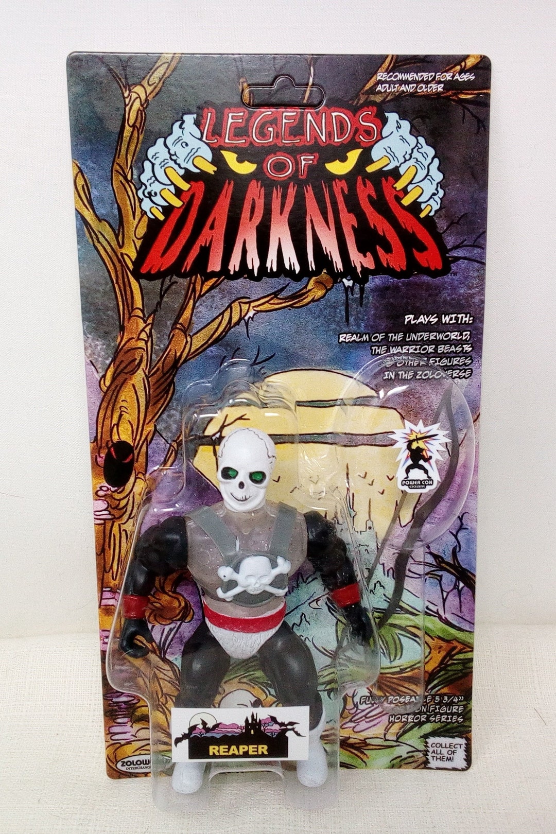 Legends of Darkness Reaper Powercon Exclusive Carded Action Figure