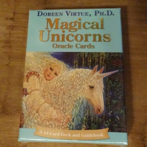 Verzegelde magische eenhoorns Doreen Virtue orakelkaarten Waarzeggerij Occult Taro