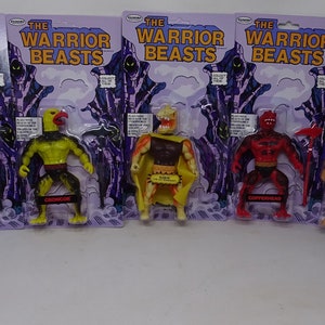 Warrior Beasts Collection Carded Action Figure lot Zoloworld MOTU KO