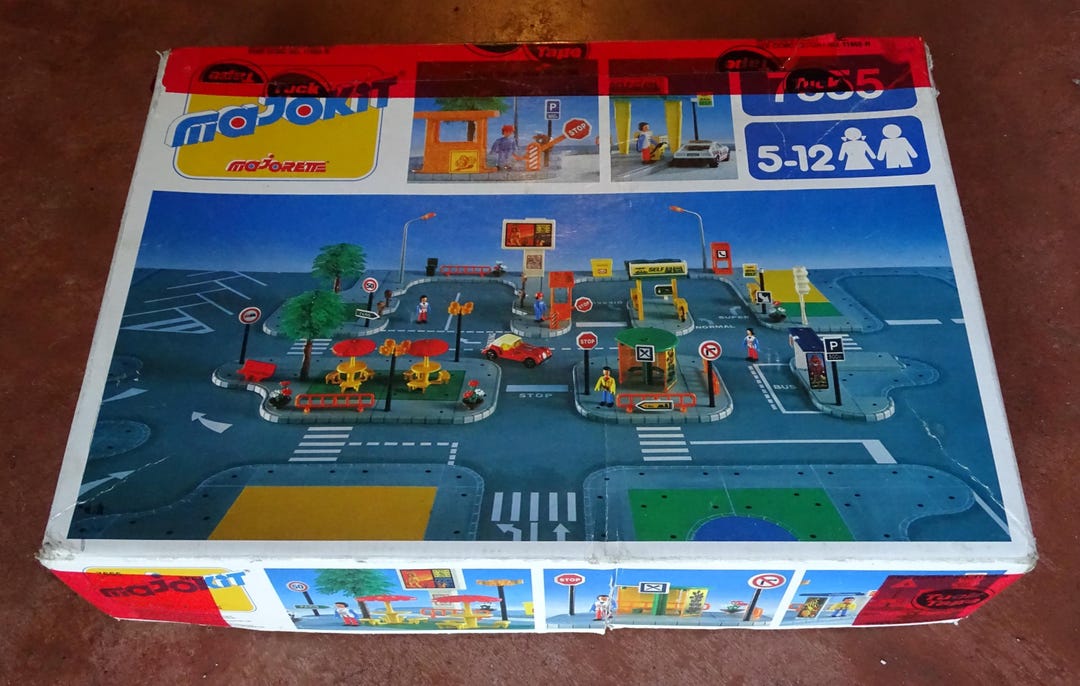 Gros Lot Majorette Vintage - Kit Majokit Avec Décors (nombreuses Pièces, Bon état)