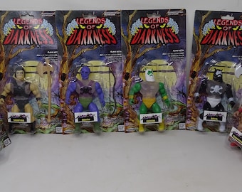 Completa Legends of Darkness Set Zoloworld Carded Action Figure MOTU KO