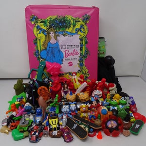 Lotto di giocattoli vintage retrò anni &#39;70, &#39;80 e &#39;90, giocattoli Star Wars TMNT Turtles Bionic Man