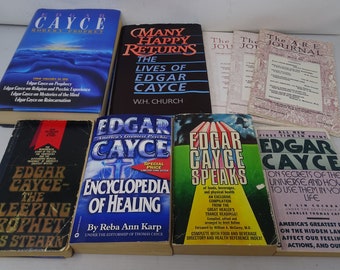 Lote de libros de Edgar Cayce