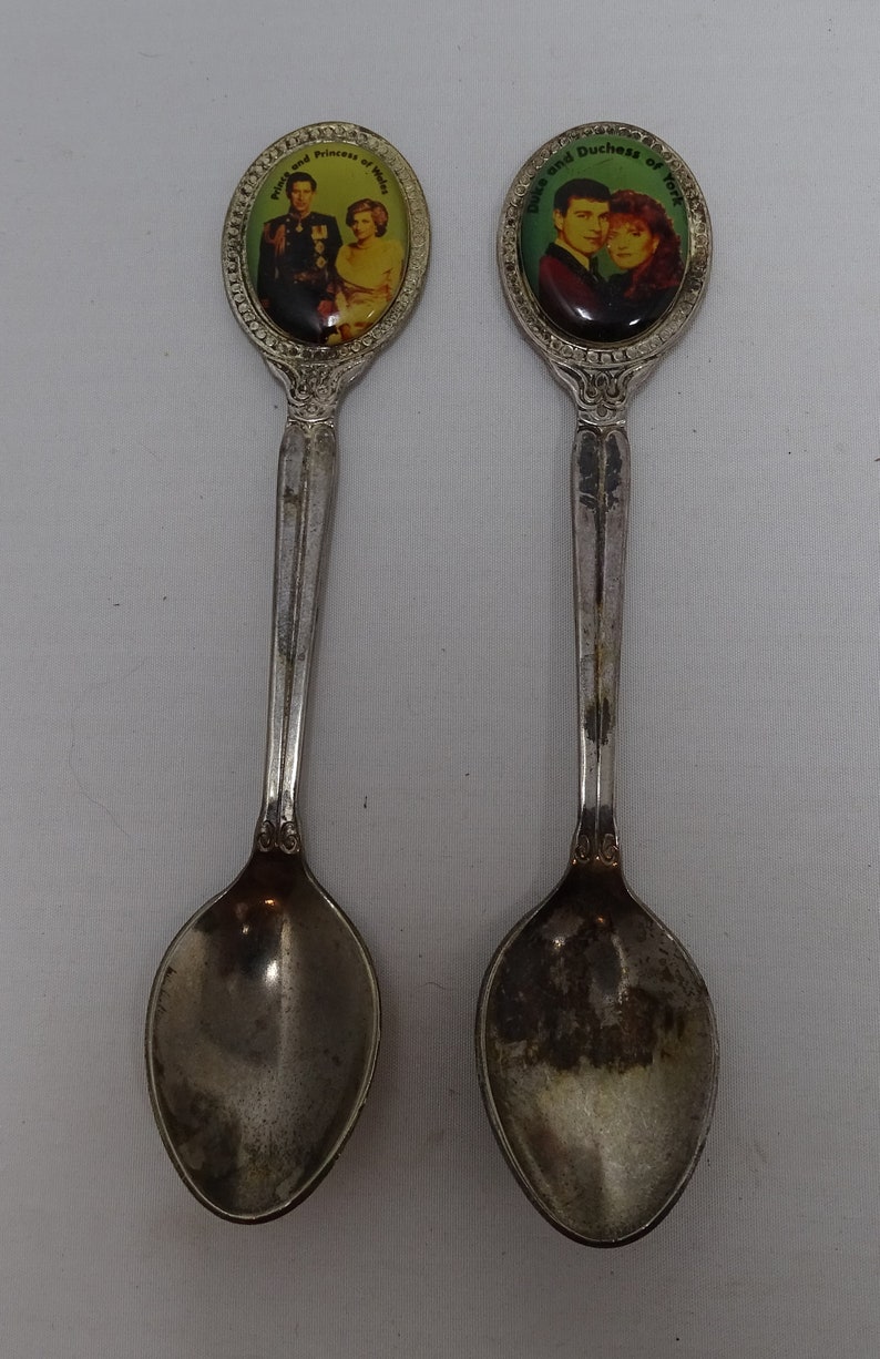 Vintage Collectible Spoons Royalty Charles and Dianna Royal Etsy