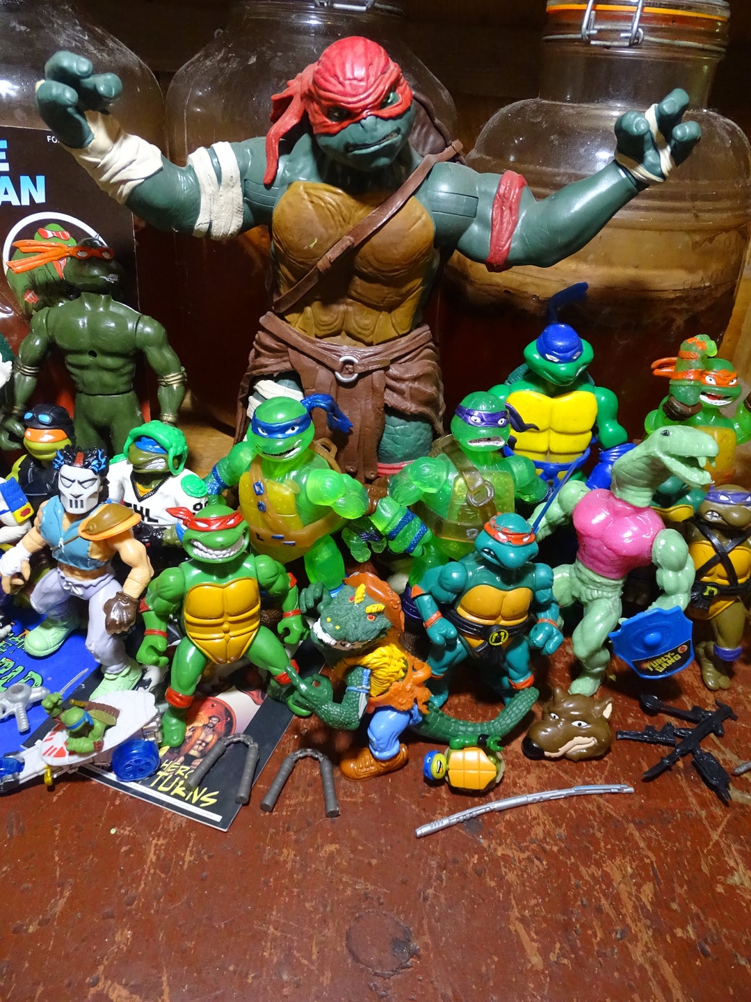 ヴィンテージ タートルズ 模造品 ロット ターリー ギャング TMNT 90