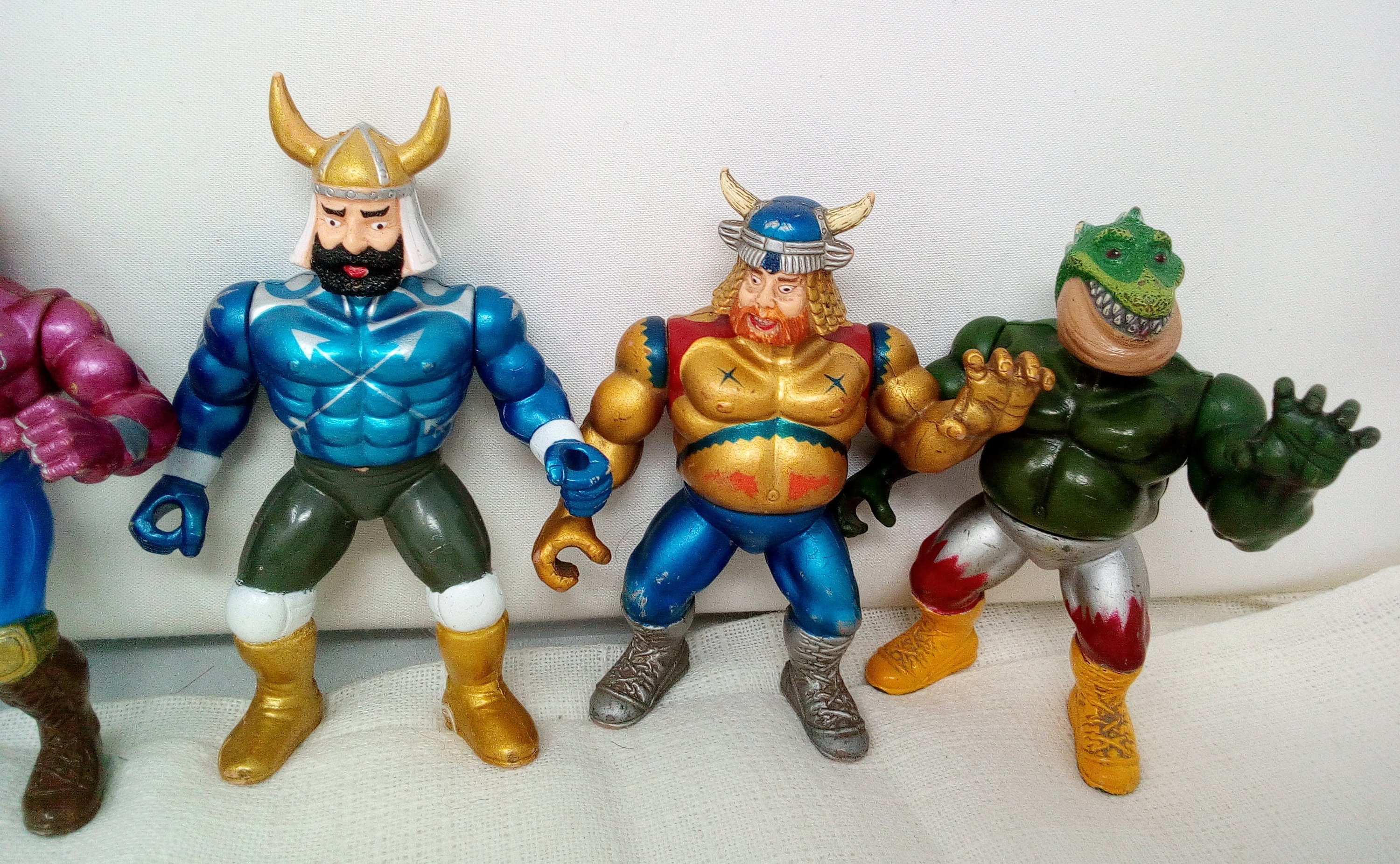 Mannix Collection Two Face Overtop Man Vintage Action Figure Lot