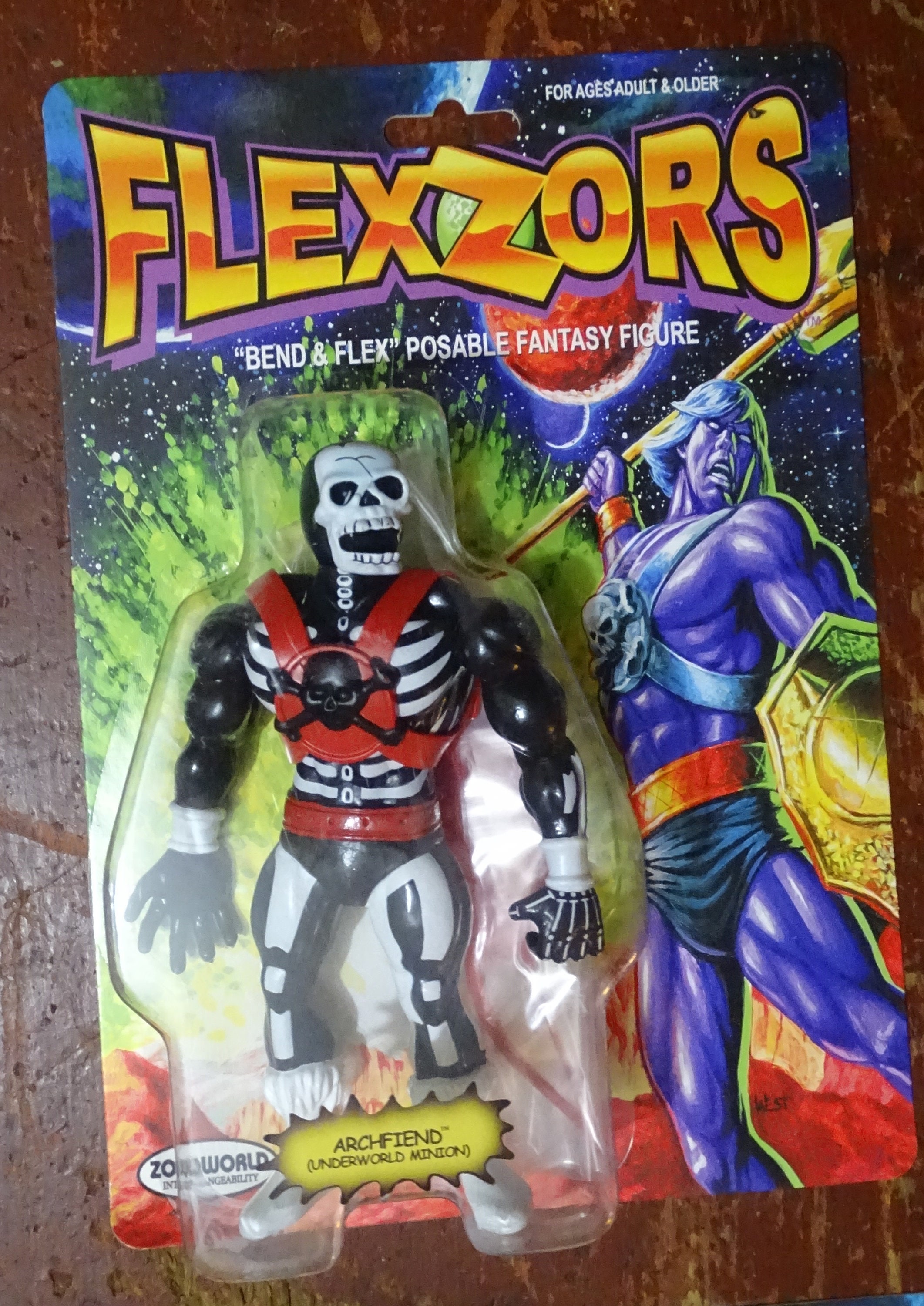 Flexors Archfiend Zoloworld Action Figure Realms of the Underworld