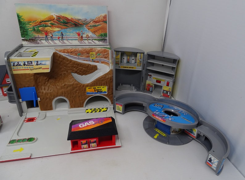 micro machines car wash playset