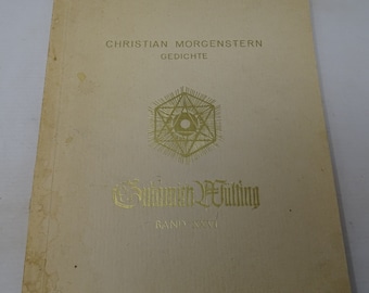 Christian Morgen Stern Book of Art and Poetry English and German