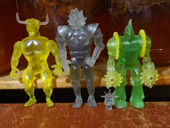 Translucent Silverhawk Knock off Lot Vintage 80s Bootleg Toys