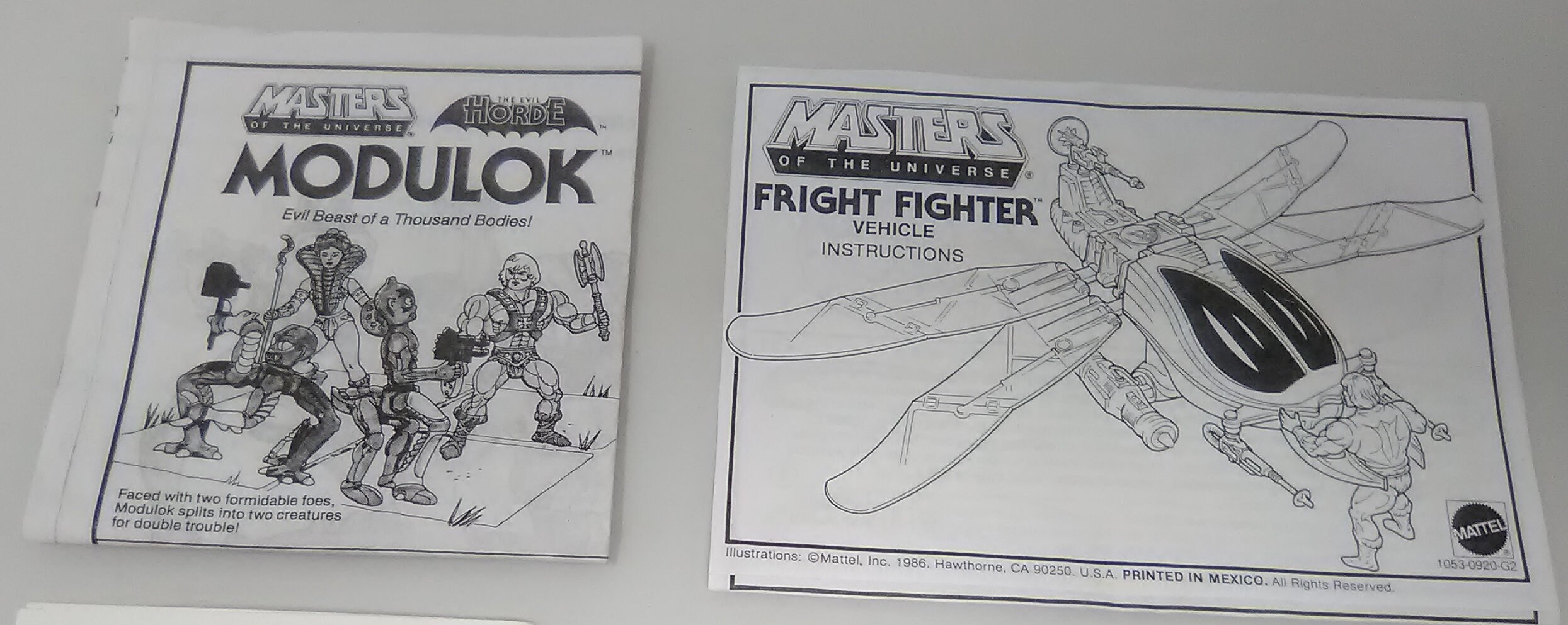 Eternia Modulock Fright Flight and Fort Kerium Instruction Etsy