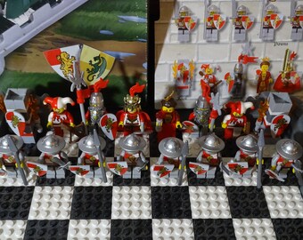 Lego 853373 Kingdoms Chess Set Board Game Used Etsy