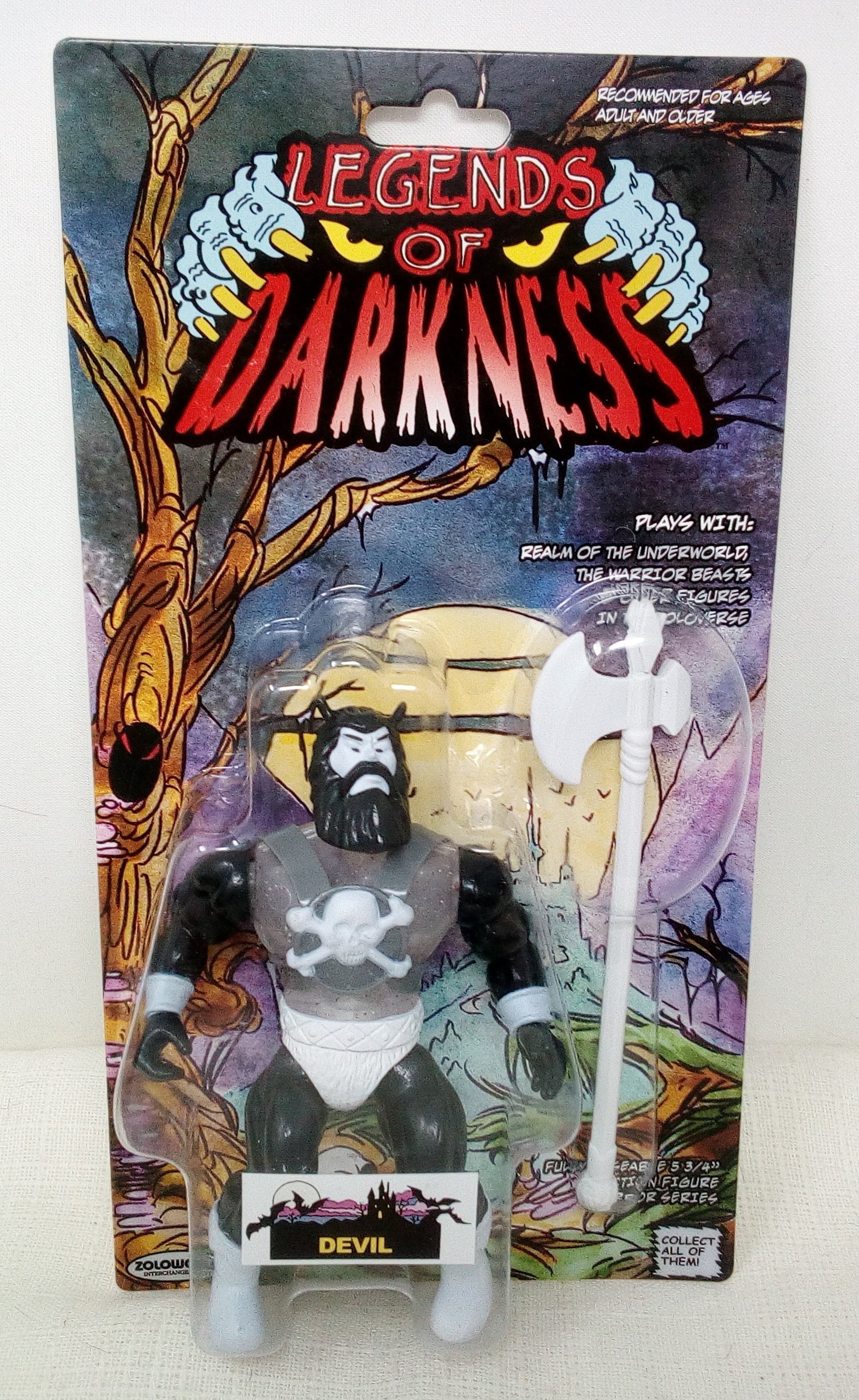 Legends of Darkness Devil Zoloworld Carded Action Figure MOTU KO