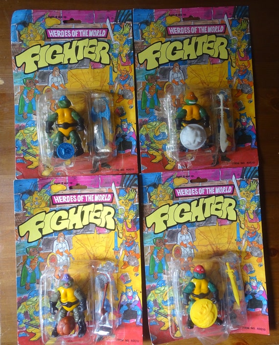 Heroes of the World Fighter TMNT AD&D KO Krang Ninja Turtles