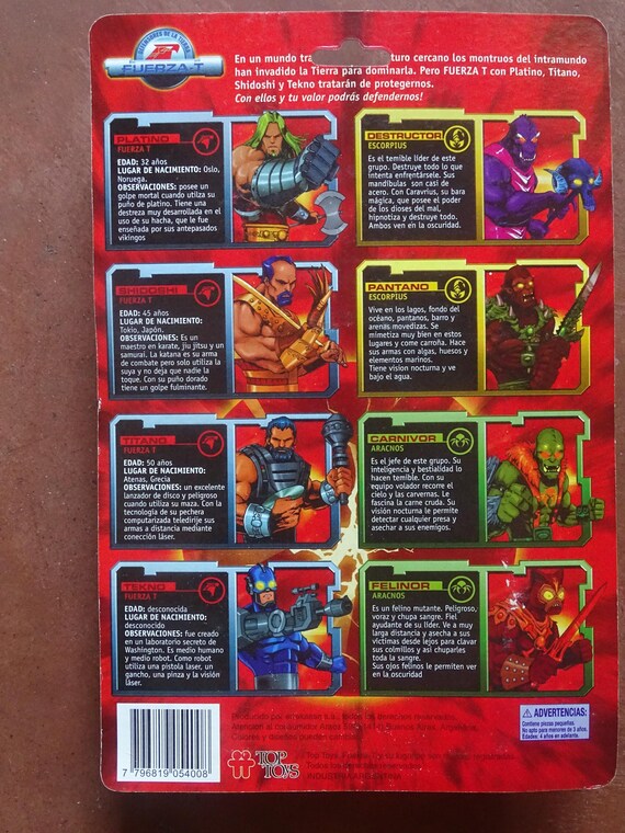 FUERZA-T DEFENSORES DE la Tierra - Shidoshi - Top Toys Argentina EUR 1