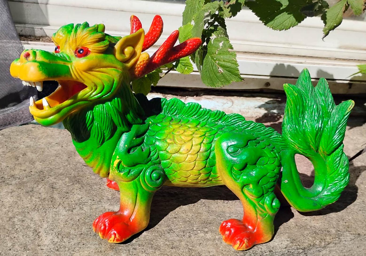 ビンテージ フー・ドッグ チャイナサウルス 中国龍モンスター 80年代の