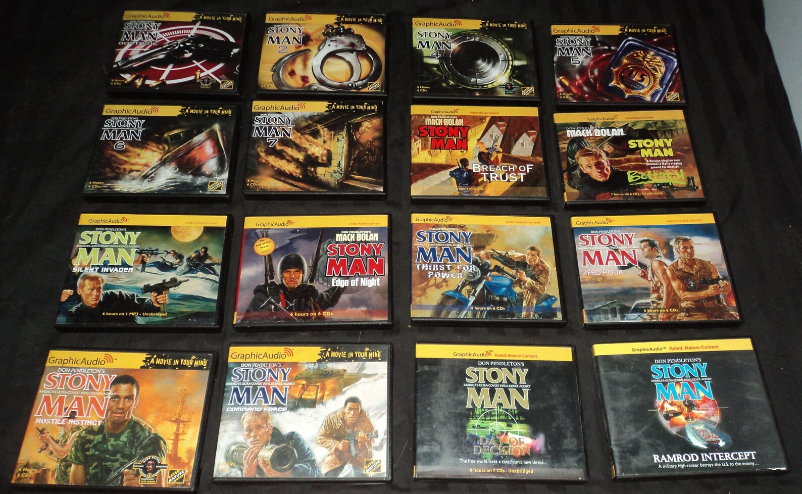 Graphic Audio Stony Man Executioner Audio Book Audio Story Action