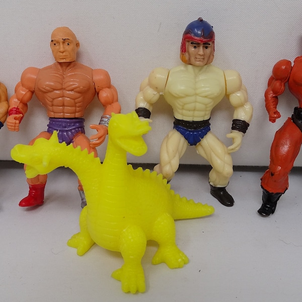Miniatura Galaxy Fighters Guerrero Lot Vintage 80s Juguetes MOTU KO