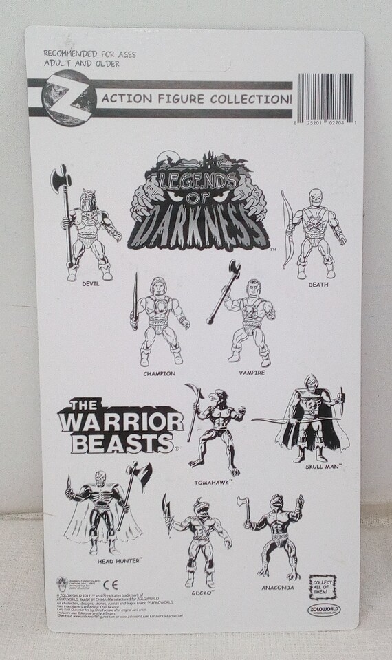 Legends of Darkness Devil Zoloworld Carded Action Figure MOTU KO
