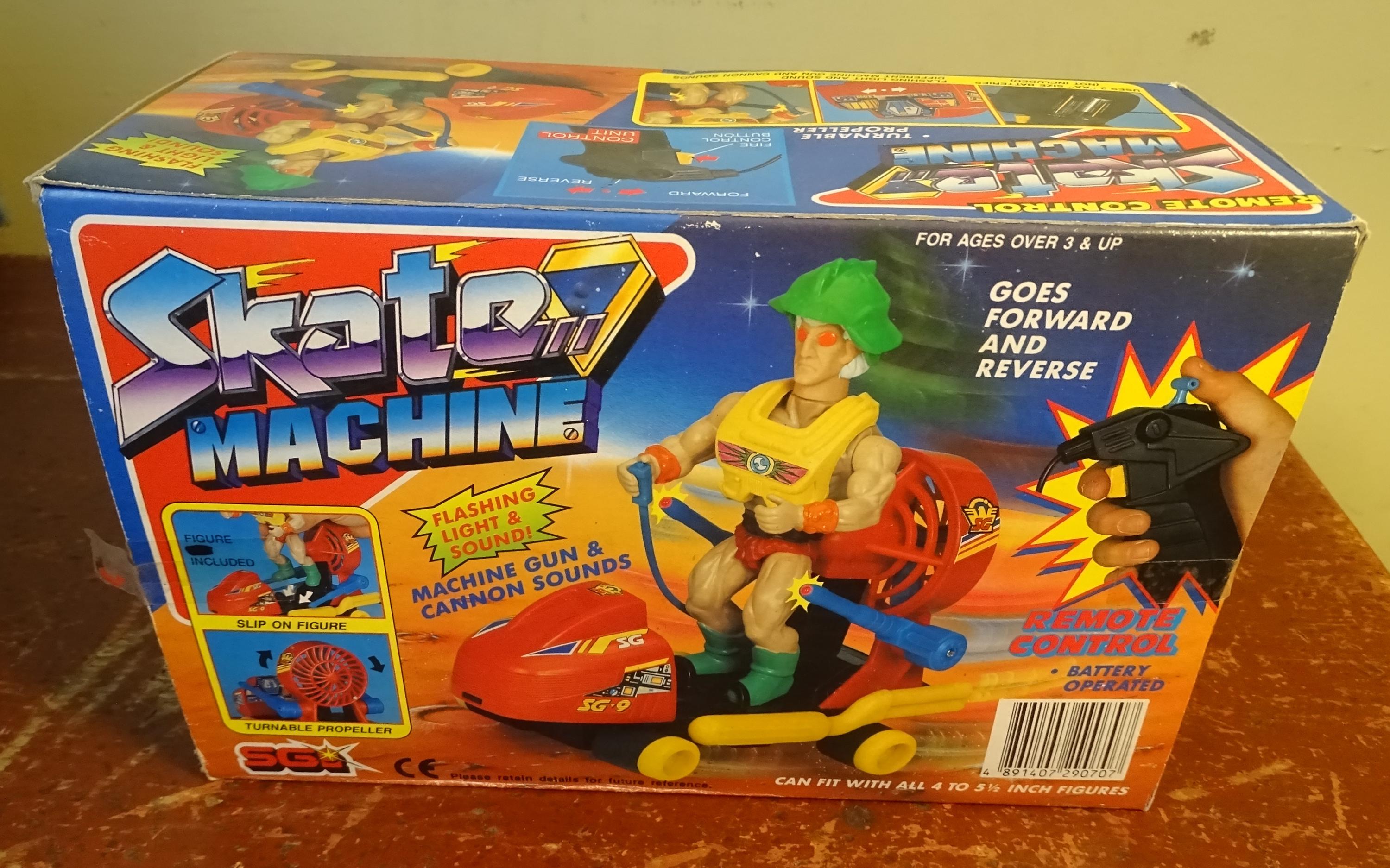 Rare Galaxy Warriors 1990 End of Time Skate Machine Last Battle