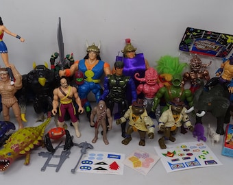 Vintage MOTU KO Lot Conan TMNT Ninja Turtles Blackstar Galaxy Fighters Warrior Beasts Star Wars Bootleg