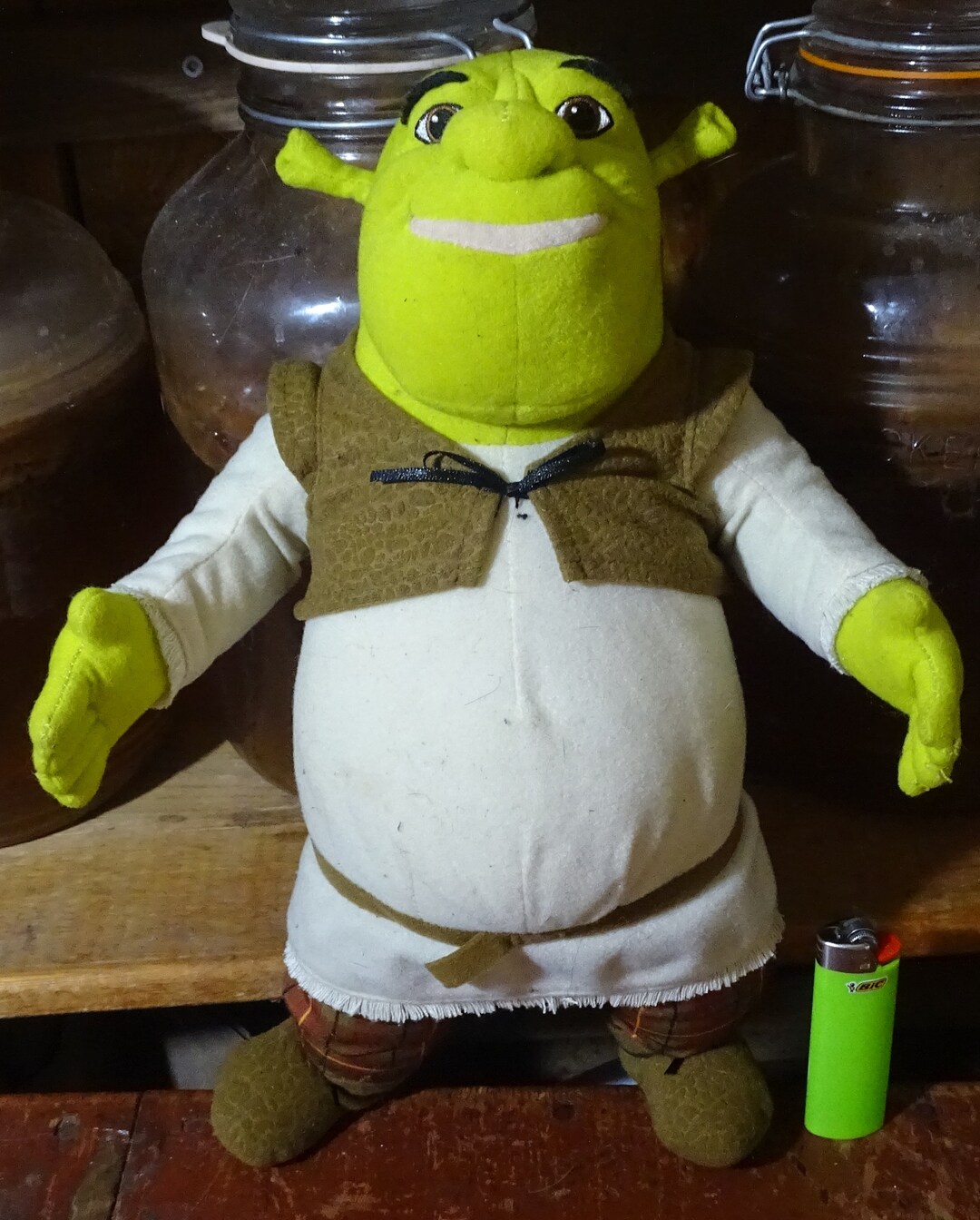 Large Shrek 2 Shrek Soft Plush Toy Dreamworks Animation 2004 Play by Play 18 Etsy UK