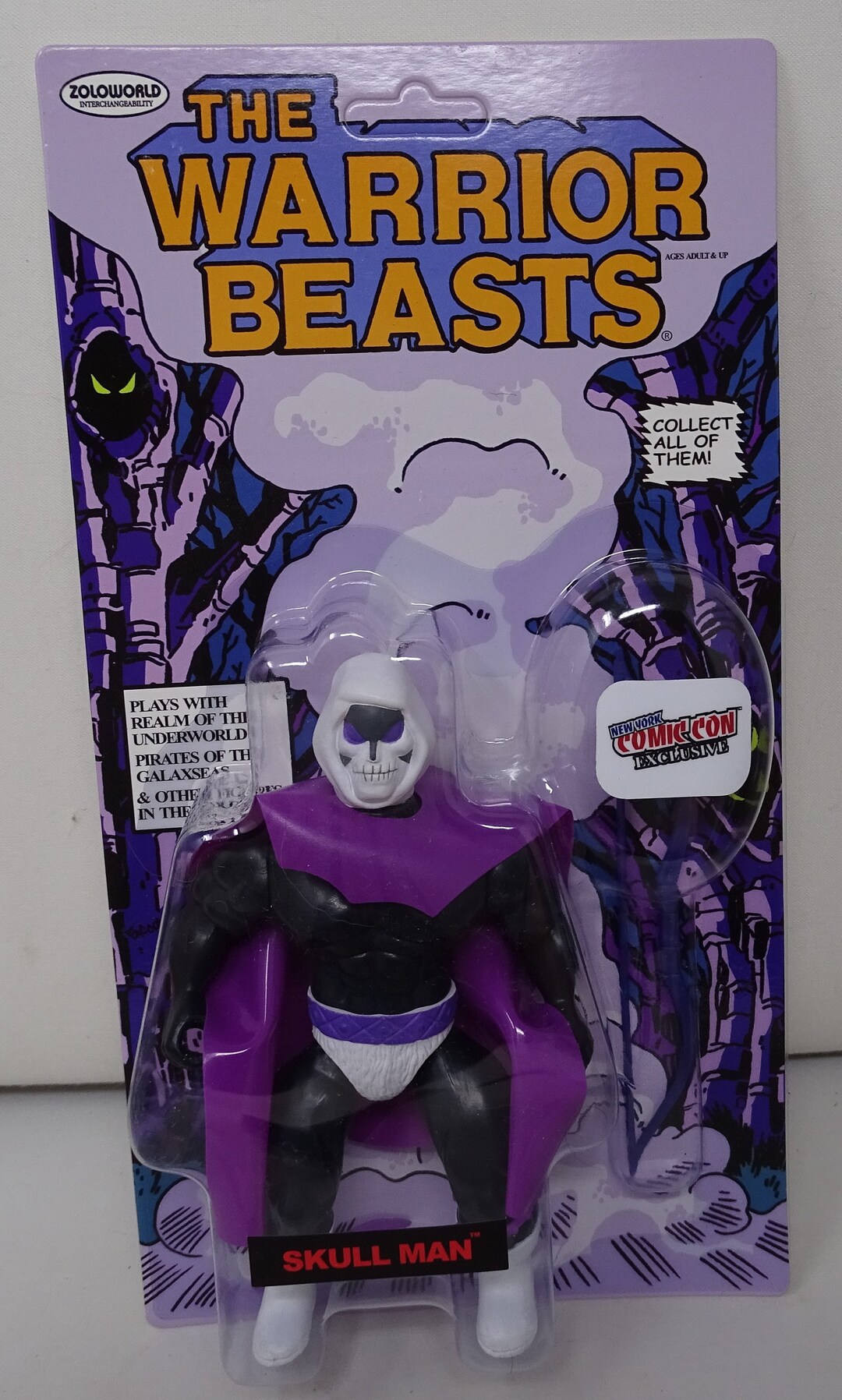 Warrior Beasts Skull Man NYCC 2018 Unreleased Variant MOTU KO - Etsy