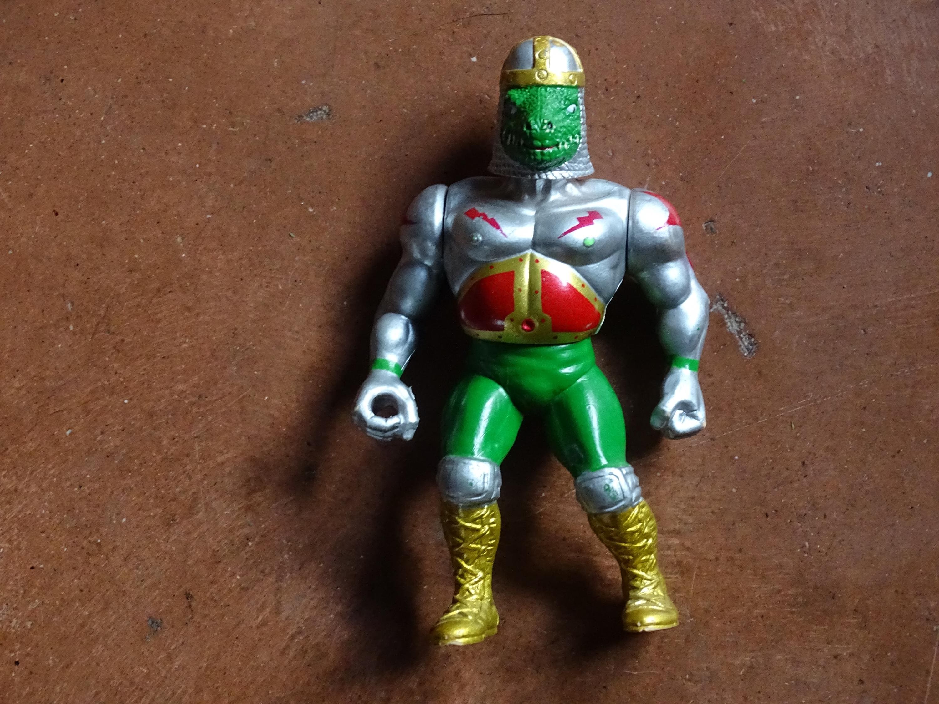 RARE BOOTLEG WARRIOR Mannix(?) Challenger Action Figure Vintage Motu Ko
