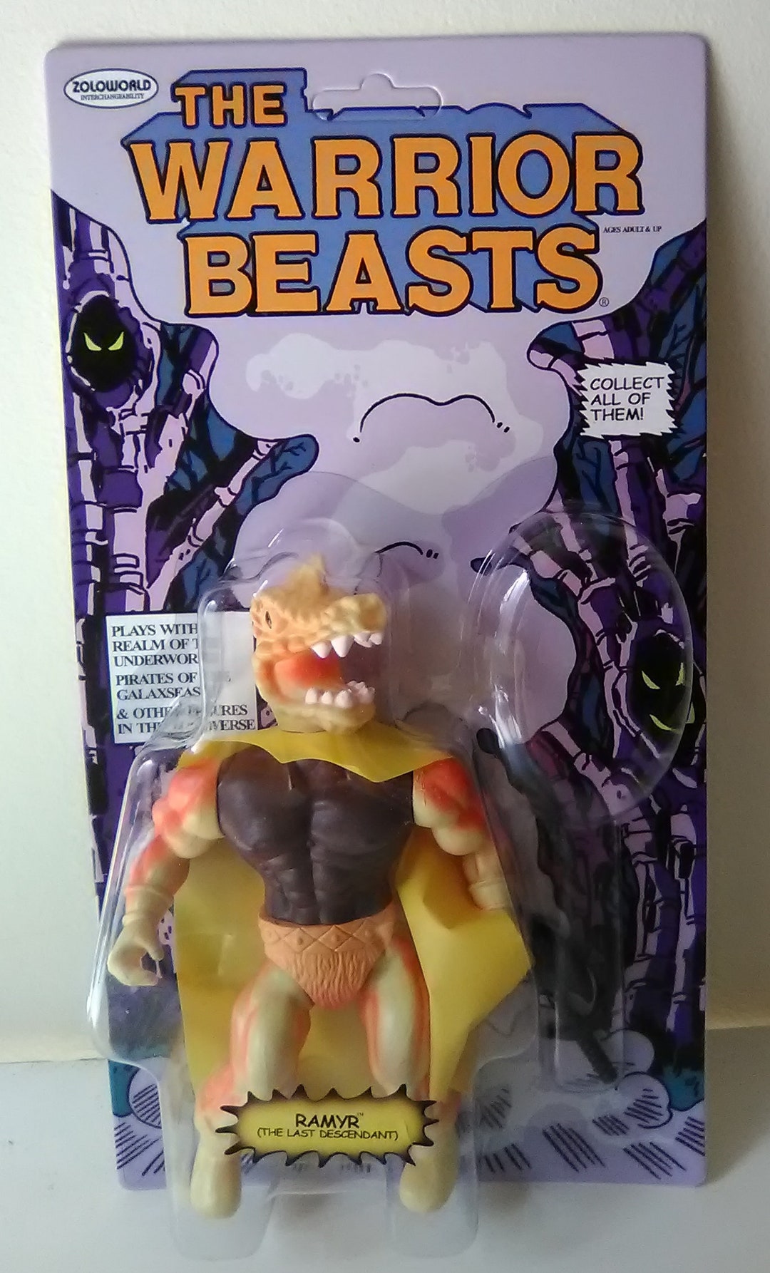 Warrior Beasts Exclusive Ramyr the Last Decendant Unpunched Card
