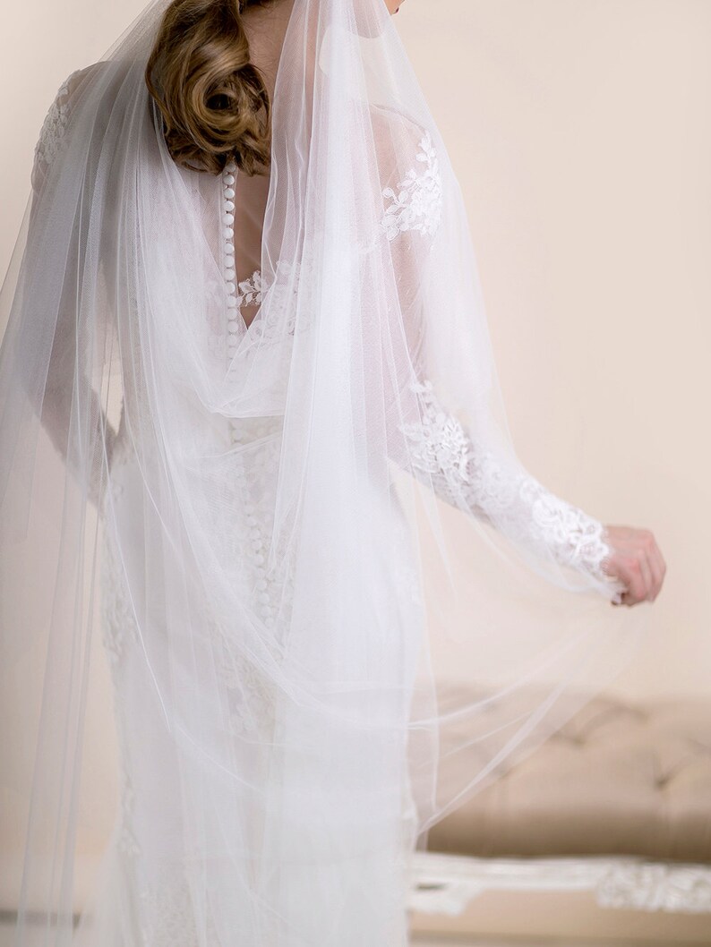 soft wedding veil