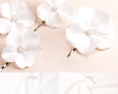 Cherry Blossom Hair Pins Wedding - Bridal Hair Pins Flower - Bridal Hair Piece - Wedding Hair Accessories - Set of 4 hair pins