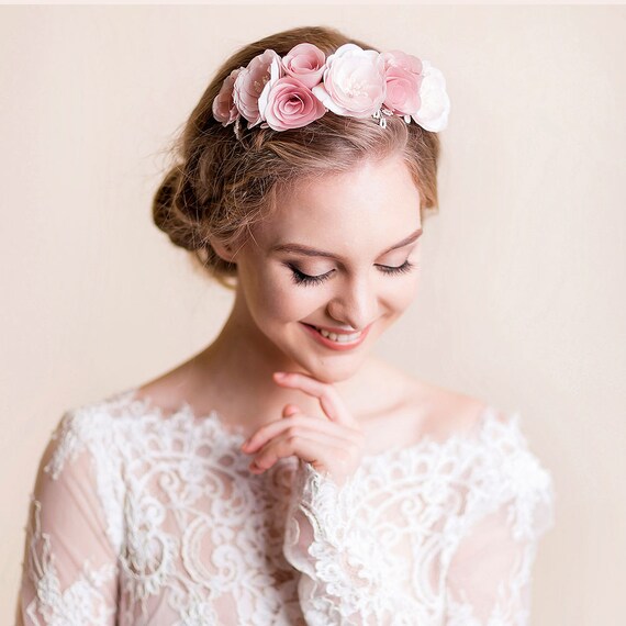 open lace back dress Blush Pink Bow Gown – Samant Chauhan main image 1