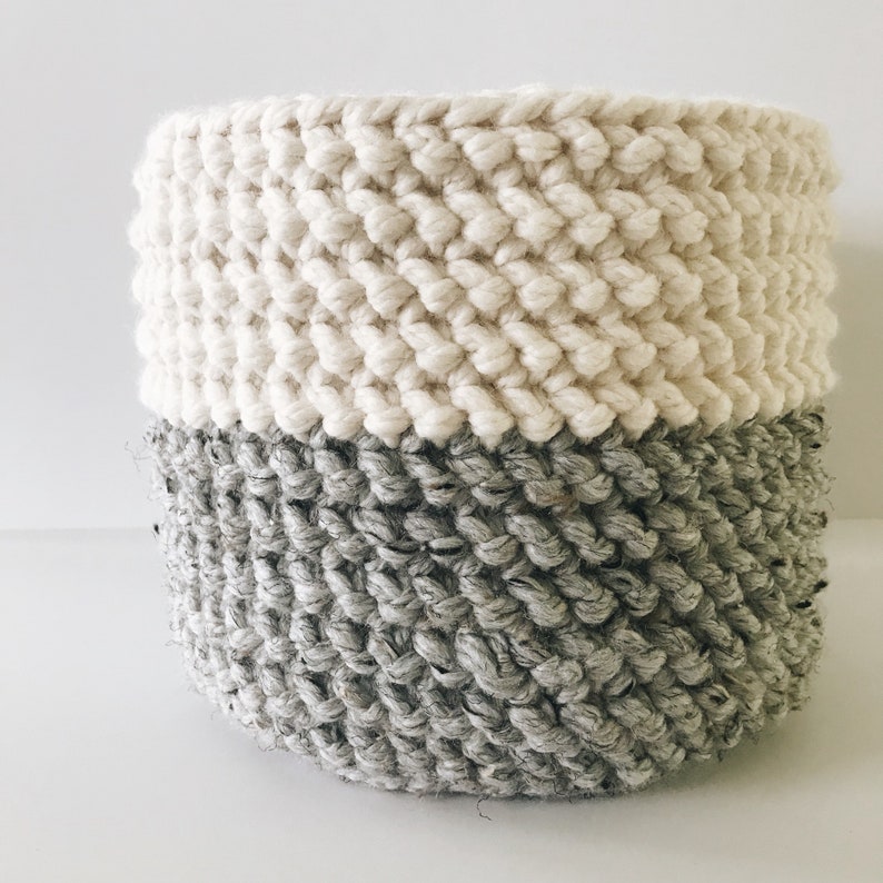 Large Planter Basket The Colorblock Collection Large 8 diameter