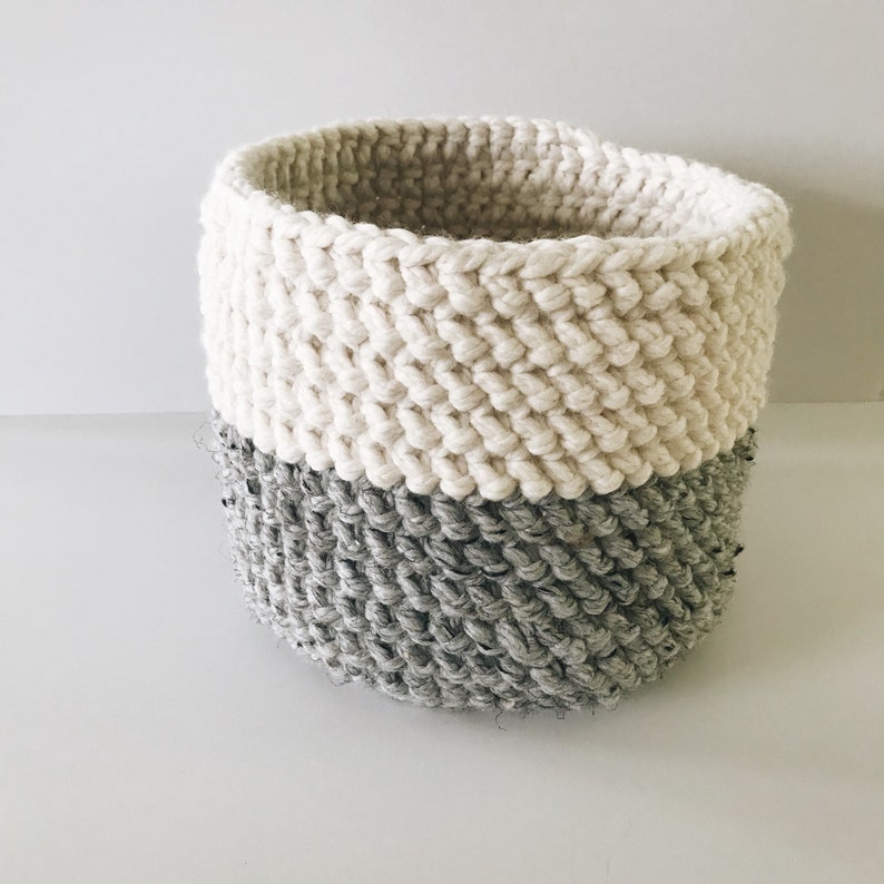 Large Planter Basket The Colorblock Collection Large 8 diameter